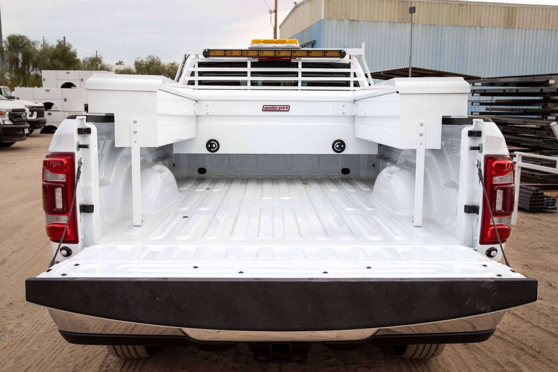 Weather guard truck shop bed tool box