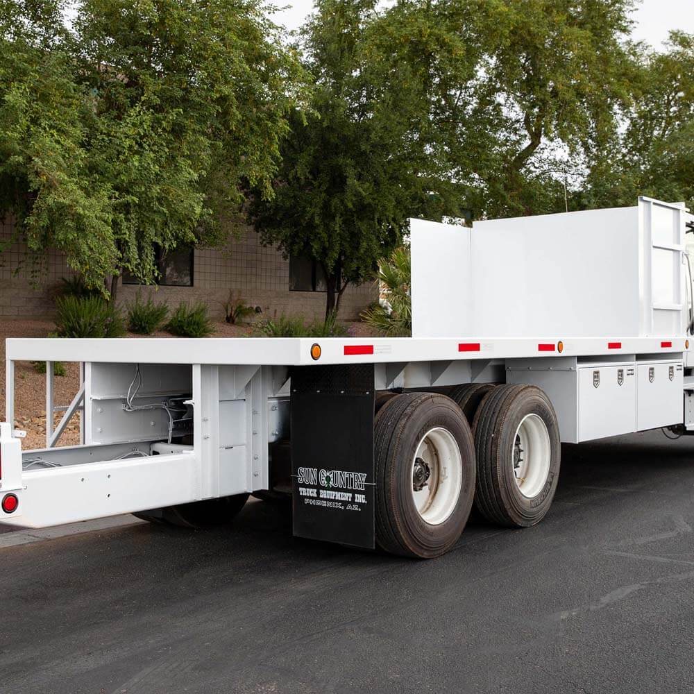 flatbed trailer from sun country truck