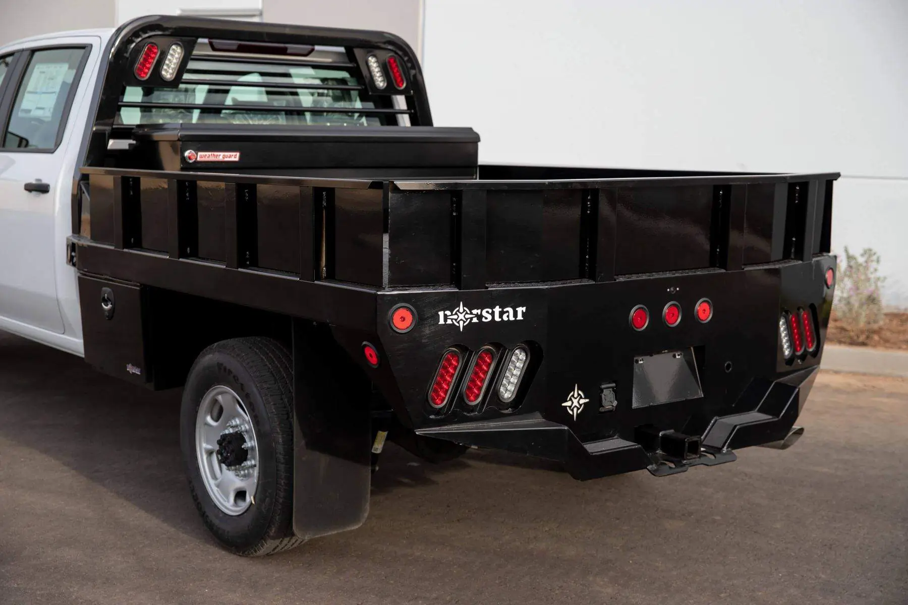 Black custom truck bed built by Northstar