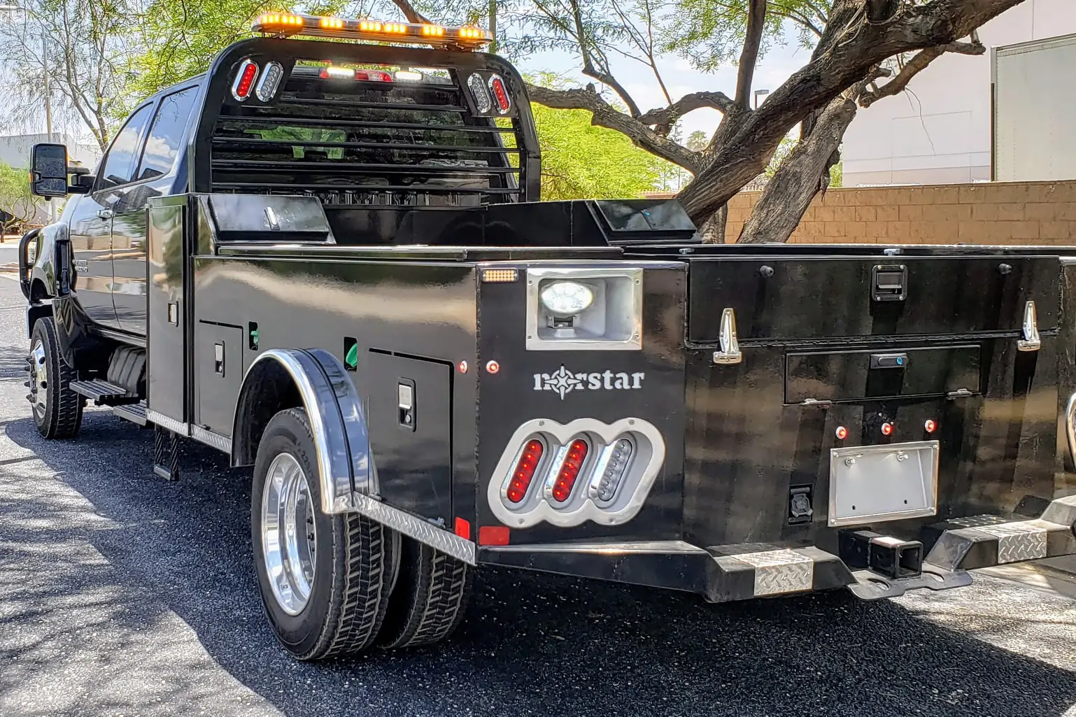 Custom truck service bed built by Northstar